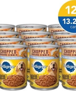 Pedigree Chopped Ground Dinner With Chicken, Beef & Liver + Chicken Canned Dog Food -TropiClean || Pedigree || Multipet Sales 367550 PT4. SY630 V1644451378