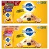 Pedigree Choice Cuts in Gravy Variety Pack + Chopped Ground Dinner Variety Pack Adult Wet Dog Food Pouches
