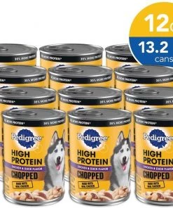 Pedigree High Protein Chicken & Duck Flavor + Chopped Beef & Bison Flavor & Chopped Chicken & Duck Flavor Canned Soft Wet Dog Food Variety Pack -TropiClean || Pedigree || Multipet Sales 367566 PT2. SY630 V1645744011