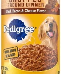 Pedigree Chopped Ground Dinner Combo with Chicken, Liver & Beef & Beef, Bacon & Cheese Flavor Variety Pack + Beef, Bacon & Cheese Flavor Canned Wet Dog Food -TropiClean || Pedigree || Multipet Sales 367567 PT5. SY630 V1645744316