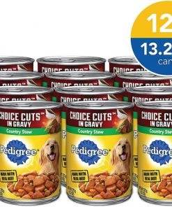 Pedigree Choice Cuts In Gravy, with Beef + Beef & Country Stew Canned Soft Wet Dog Food Variety Pack -TropiClean || Pedigree || Multipet Sales 367568 PT5. SY630 V1645742498