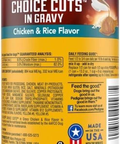 Pedigree Big Dogs Adult Complete Nutrition Large Breed Roasted Chicken Flavor Dry Dog Food + Choice Cuts In Gravy Country Stew & Chicken & Rice Flavor Canned Wet Food Variety Pack -TropiClean || Pedigree || Multipet Sales 367569 PT6. SY630 V1645743400