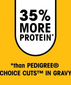 Pedigree High Protein Chicken & Turkey Cuts in Gravy Dog Wet Food, 3.5-oz pouches, 16 count -TropiClean || Pedigree || Multipet Sales 369026 PT4. SY630 V1645130184