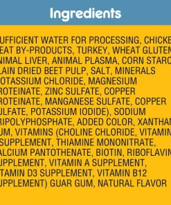 Pedigree High Protein Chicken & Turkey Cuts in Gravy Dog Wet Food, 3.5-oz pouches, 16 count -TropiClean || Pedigree || Multipet Sales 369026 PT5. SY630 V1645123288