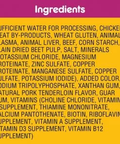 Pedigree High Protein Beef & Pork Tenderloin Flavor Cuts in Gravy Dog Wet Food Pouches, 3.5-oz. pouches, 16 count -TropiClean || Pedigree || Multipet Sales 369028 PT5. SY630 V1645125405