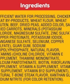 Pedigree Tender Bites in Gravy, Steak & Vegetable Flavor Canned Wet Dog Food, 13.2-oz can, case of 12 -TropiClean || Pedigree || Multipet Sales 371169 PT5. SY630 V1646347302