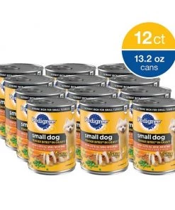 Pedigree Tender Bites in Gravy, Chicken & Vegetable Flavor Canned Wet Dog Food, 13.2-oz can, case of 12 -TropiClean || Pedigree || Multipet Sales 371171 PT8. SY630 V1646348904