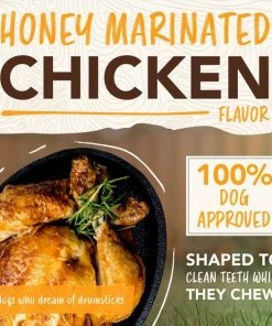 TropiClean Enticers Honey Marinated Chicken Flavor Teeth Cleaning Sticks Dog Dental Treat, 12 count -TropiClean || Pedigree || Multipet Sales 373332 PT5. SY630 V1652824028