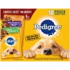 Pedigree Choice Cuts in Gravy Variety Pack Adult Wet Dog Food, 3.5-oz pouch, case of 18