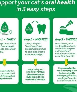 TropiClean Fresh Breath Oral Care Clean Teeth Cat Dental Gel -TropiClean || Pedigree || Multipet Sales 55635 PT4. SY630 V1617330692