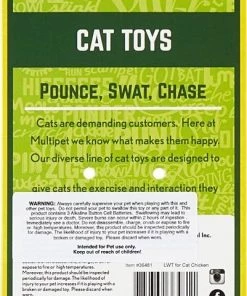 Multipet Look Who's Talking Chicken Plush Cat Toy with Catnip -TropiClean || Pedigree || Multipet Sales 68011 PT3. SY630 V1525720075