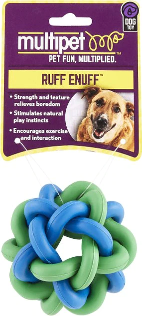 Multipet Nobbly Wobbly Ball Dog Toy, Color Varies 6 Multipet Nobbly Wobbly Ball Dog Toy, Color Varies - Image 6