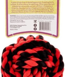 Multipet Nuts for Knots Ball Dog Toy, Color Varies -TropiClean || Pedigree || Multipet Sales 68144 PT2. SY630 V1530911463