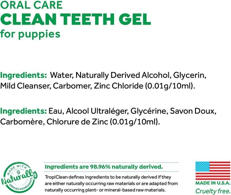TropiClean Fresh Breath Oral Care Clean Teeth Puppy Dental Gel 3 TropiClean Fresh Breath Oral Care Clean Teeth Puppy Dental Gel - Image 3