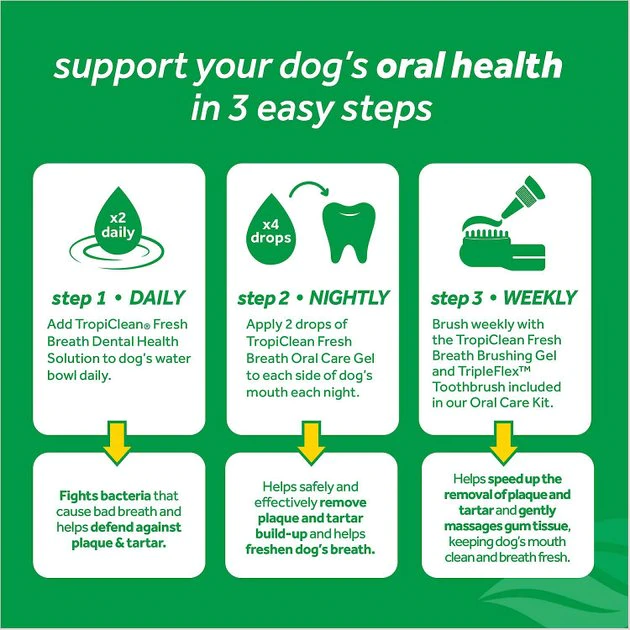 TropiClean Fresh Breath Oral Care Clean Teeth Puppy Dental Gel 5 TropiClean Fresh Breath Oral Care Clean Teeth Puppy Dental Gel - Image 5