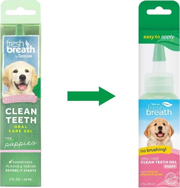TropiClean Fresh Breath Oral Care Clean Teeth Puppy Dental Gel 9 TropiClean Fresh Breath Oral Care Clean Teeth Puppy Dental Gel - Image 9
