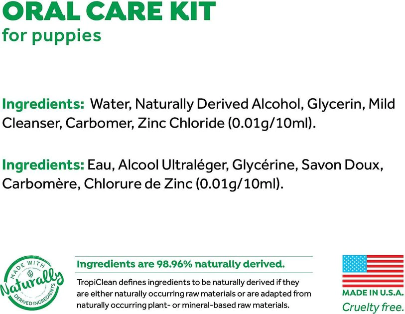 TropiClean Fresh Breath Oral Care Puppy Dental Kit 3 TropiClean Fresh Breath Oral Care Puppy Dental Kit - Image 3